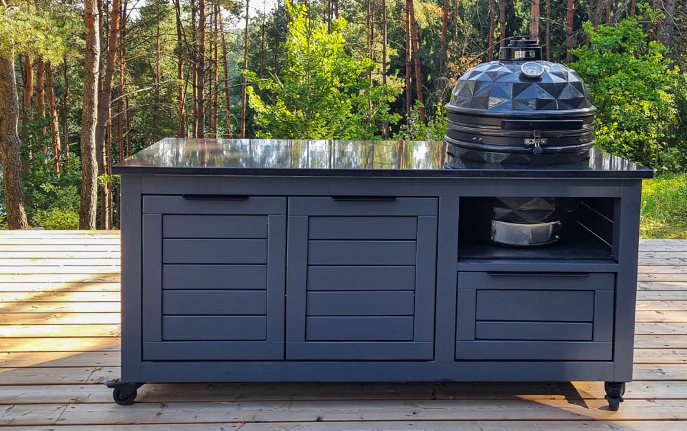 Kamado stalas "Solid Pine Pix7016" - Image 3