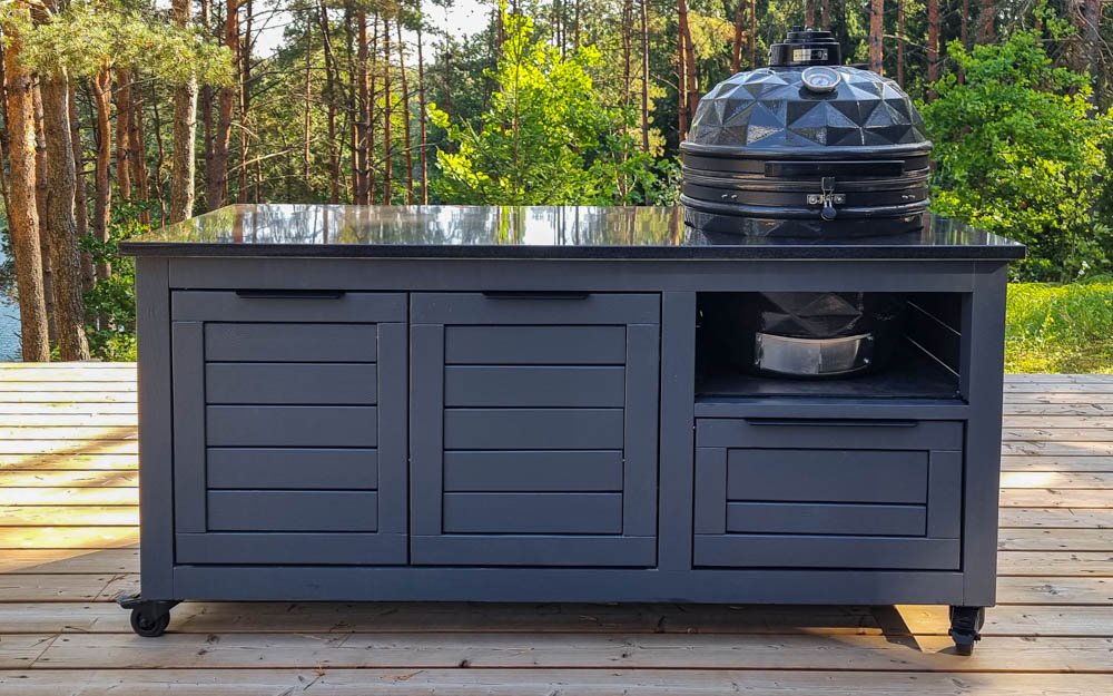 Kamado stalas "Solid Pine Pix7016" - Image 5