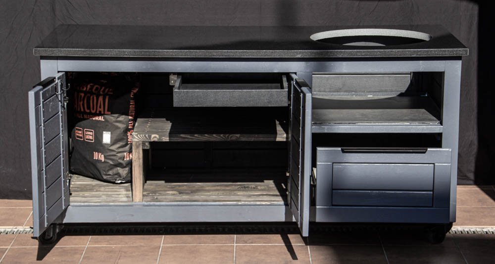 Kamado stalas "Solid Pine Pix7016" - Image 14