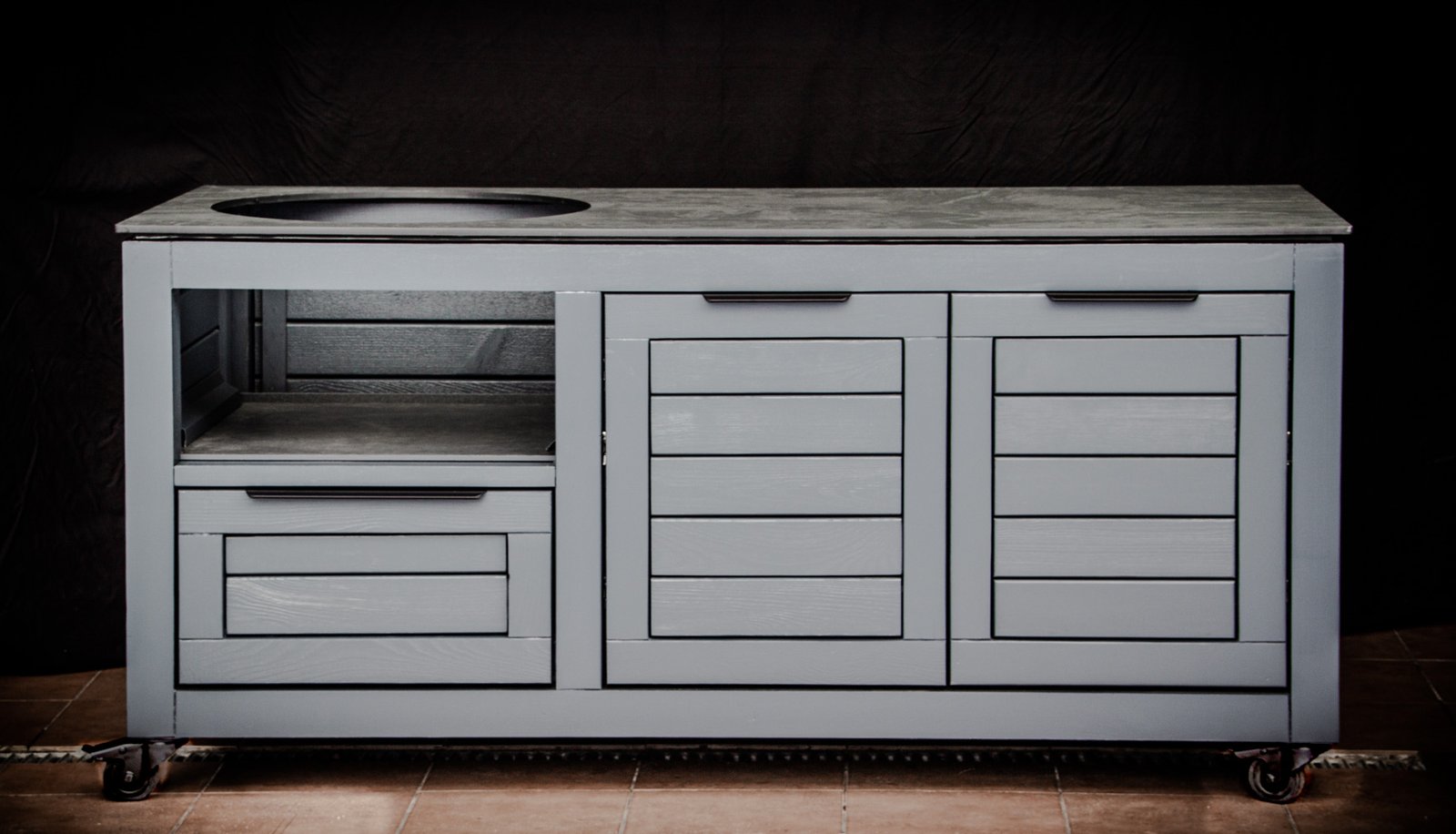 Kamado stalas "Solid Pine Pix7016" - Image 32