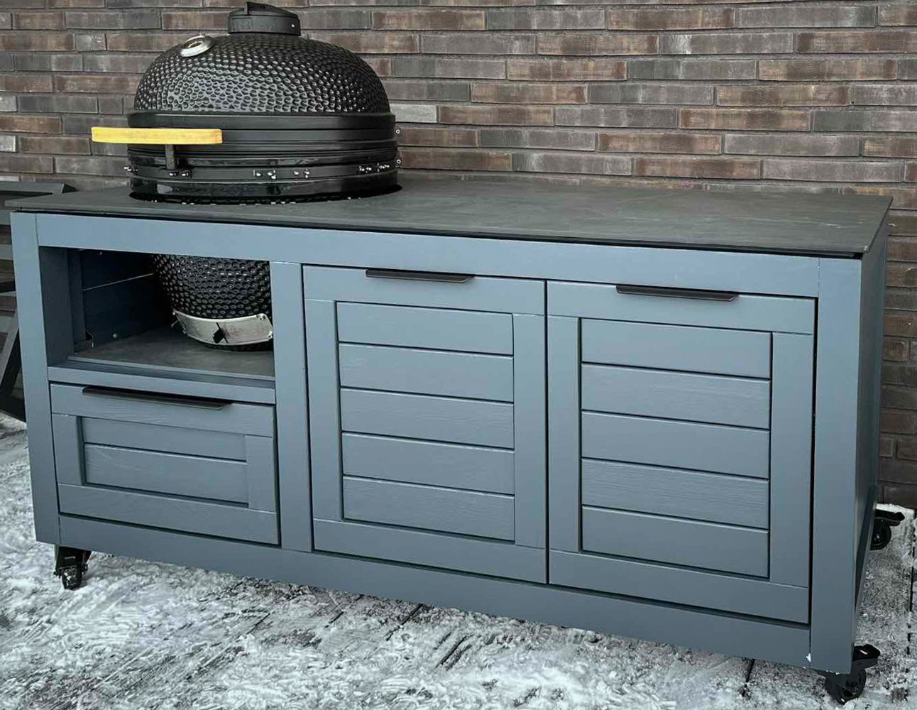 Kamado stalas "Solid Pine Pix7016" - Image 8