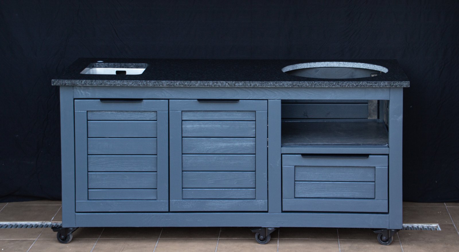 Kamado stalas "Solid Pine Pix7016" - Image 9