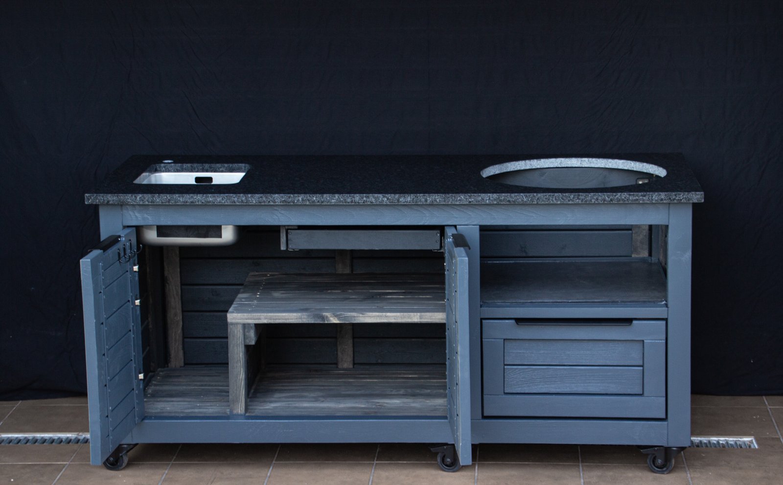 Kamado stalas "Solid Pine Pix7016" - Image 24