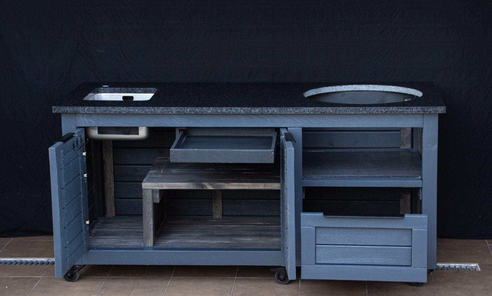 Kamado stalas "Solid Pine Pix7016" - Image 26